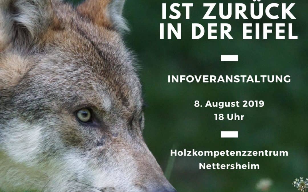 Informationsveranstaltung: Der Wolf zurück in der Eifel