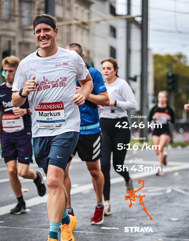 Marathoni ❤️💪
Ein unglaubliches Gefühl - 42,195 km.